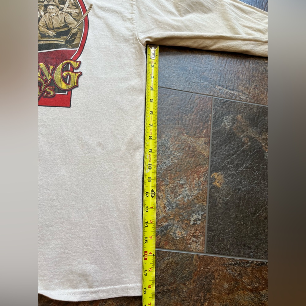Men’s Browning long sleeve tan/beige graphic tee shirt. Size large - Picture 9 of 11